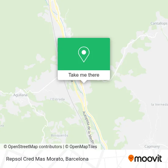 Repsol Cred Mas Morato map