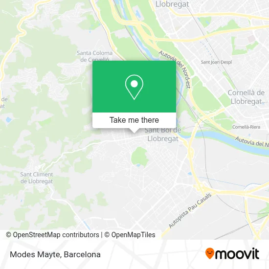 Modes Mayte map