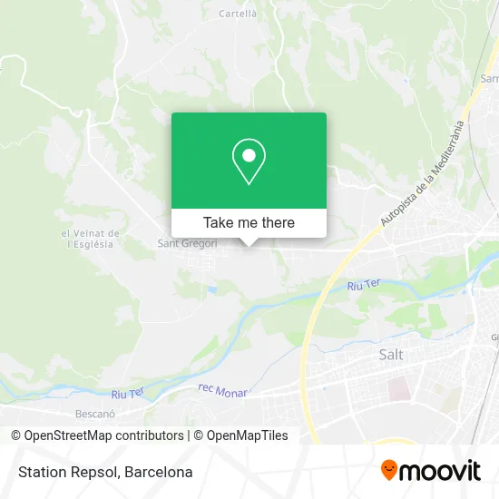 Station Repsol map