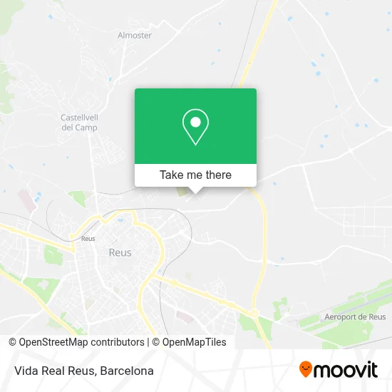 Vida Real Reus map