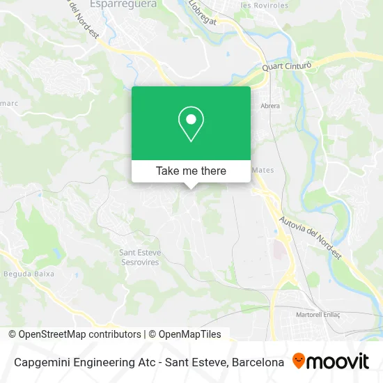 Capgemini Engineering Atc - Sant Esteve map