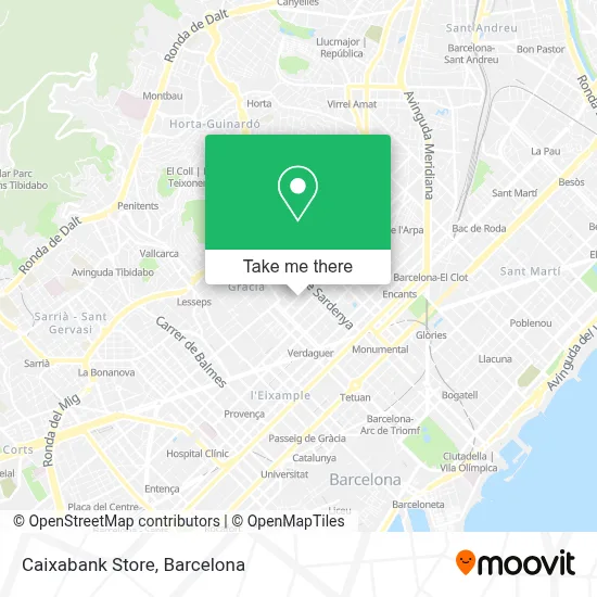 Caixabank Store map