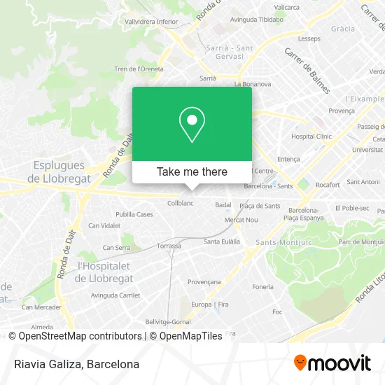 Riavia Galiza map