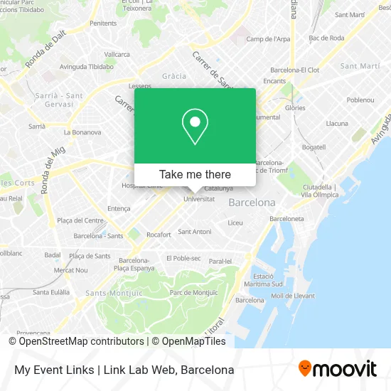 My Event Links | Link Lab Web map