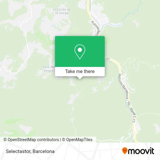 Selectastor map