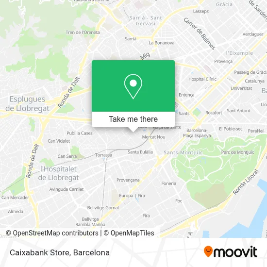 Caixabank Store map