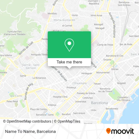Name To Name map
