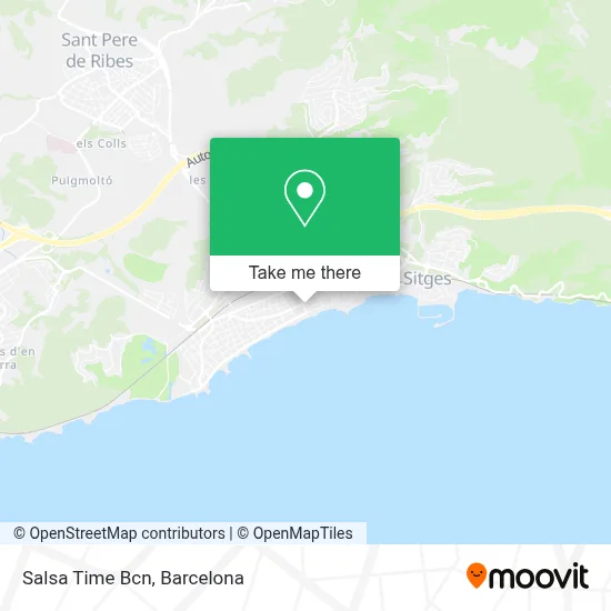 Salsa Time Bcn map