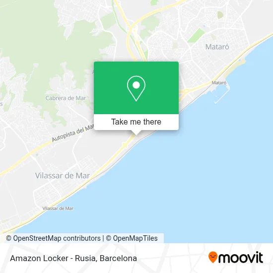 Amazon Locker - Rusia map