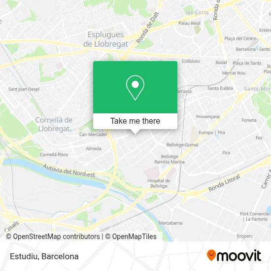 mapa Estudiu