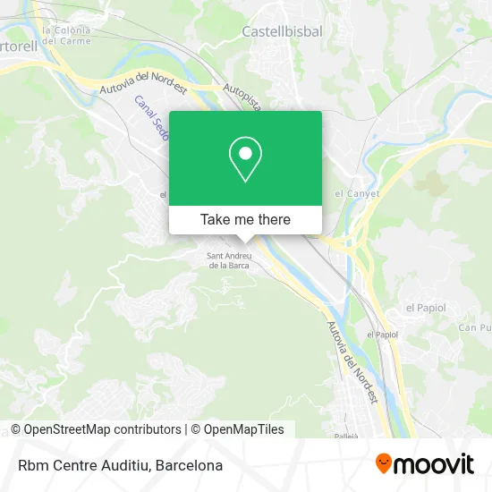 Rbm Centre Auditiu map