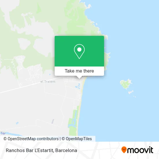 Ranchos Bar L'Estartit map