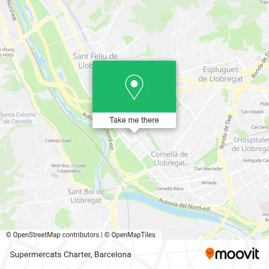 Supermercats Charter map