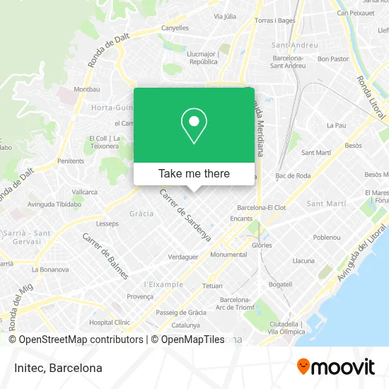 Initec map