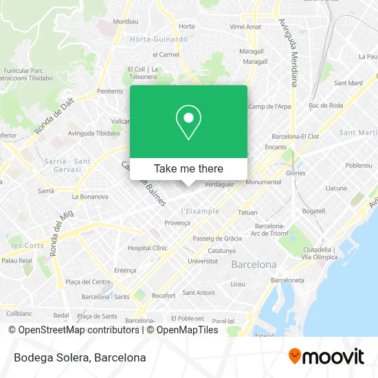 Bodega Solera map
