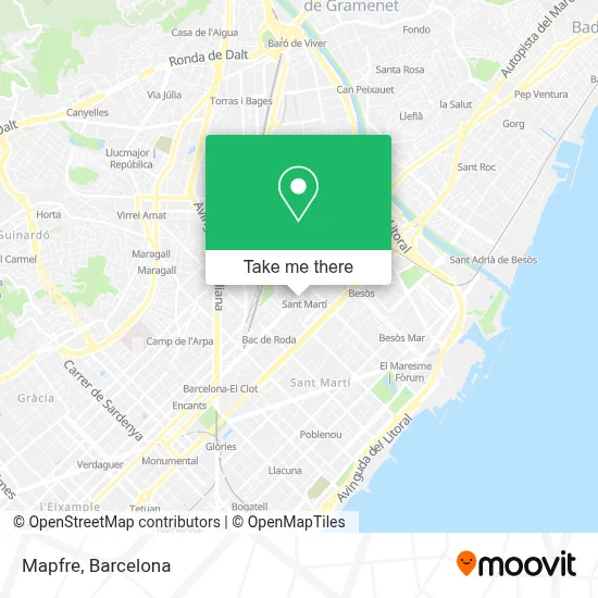 Mapfre map