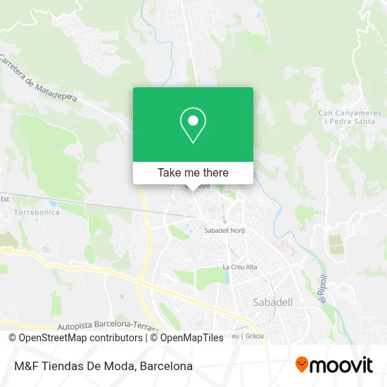 M&F Tiendas De Moda map