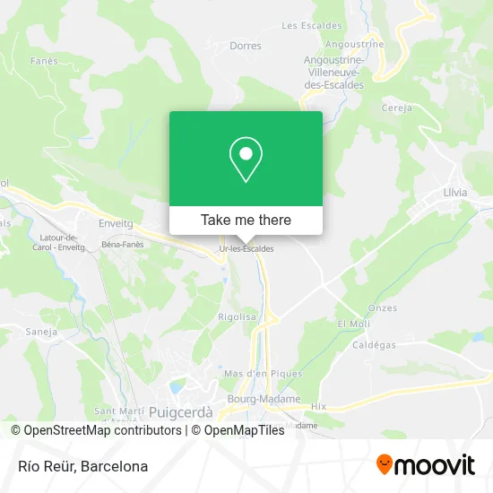 Río Reür map