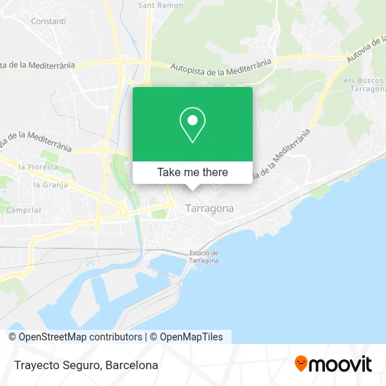Trayecto Seguro map
