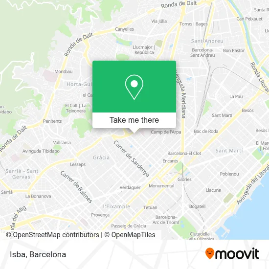 Isba map