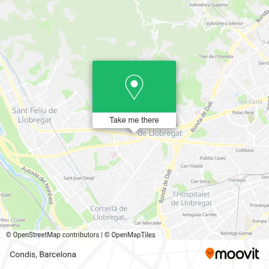 mapa Condis