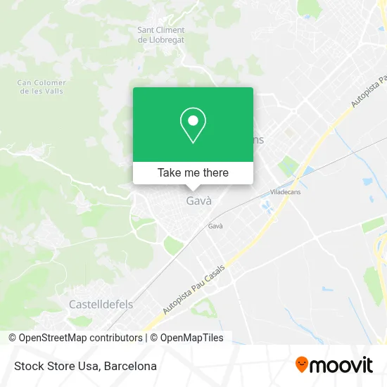 Stock Store Usa map