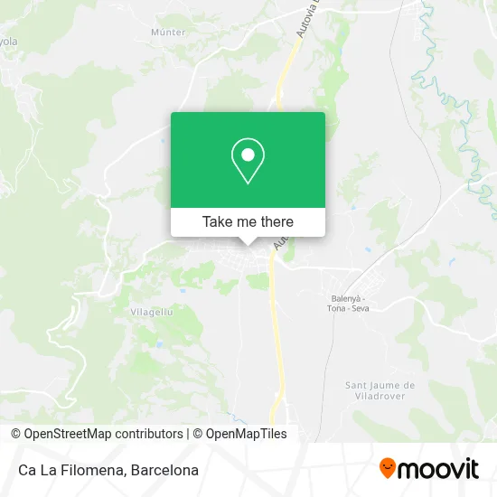 Ca La Filomena map
