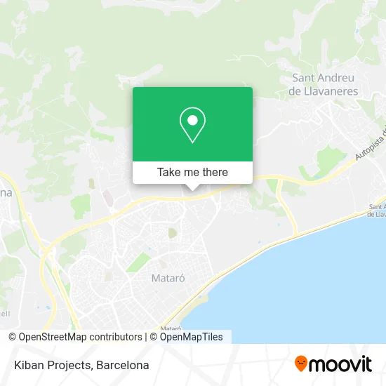 Kiban Projects map