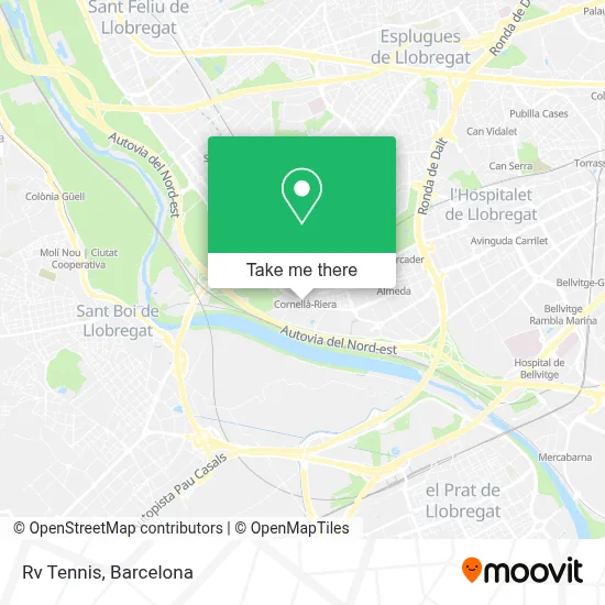 Rv Tennis map