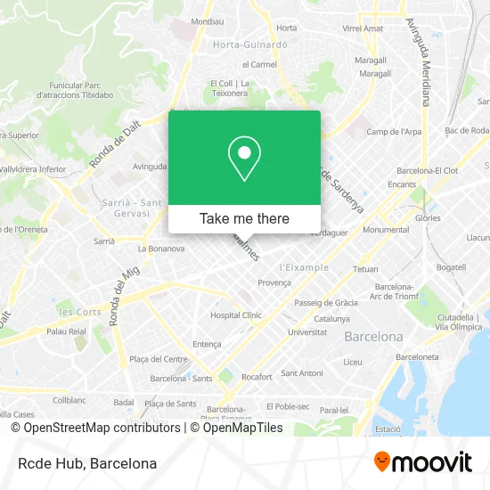 Rcde Hub map