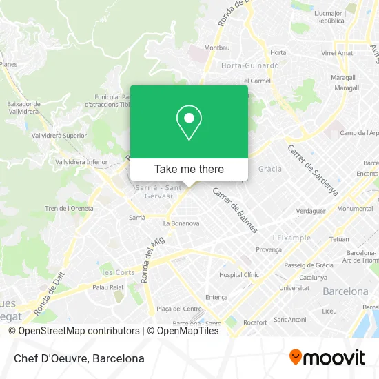Chef D'Oeuvre map