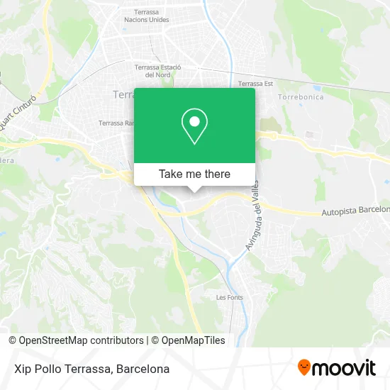 Xip Pollo Terrassa map