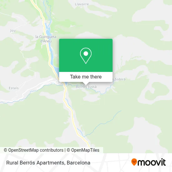 Rural Berrós Apartments map