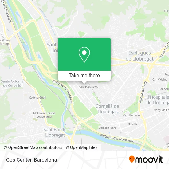 Cos Center map