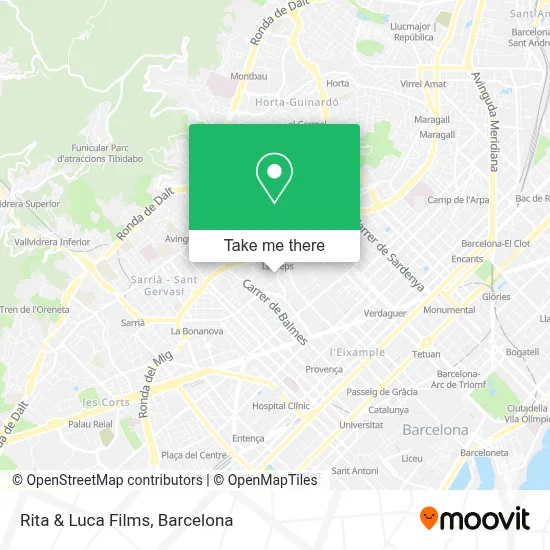 Rita & Luca Films map