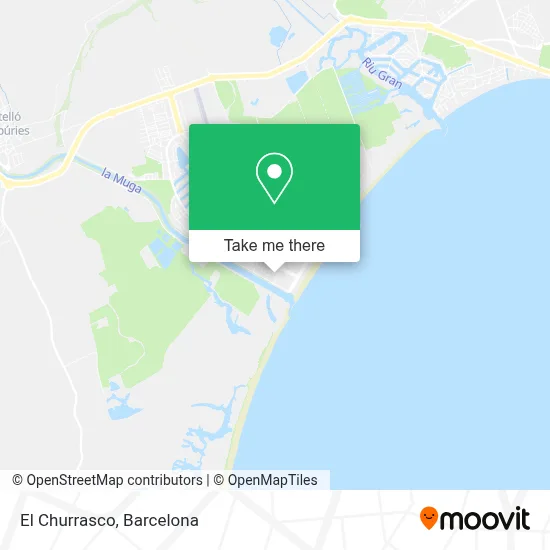 El Churrasco map