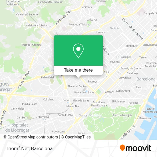 Triomf.Net map