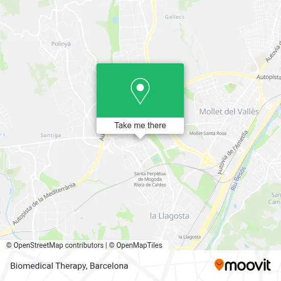 Biomedical Therapy map