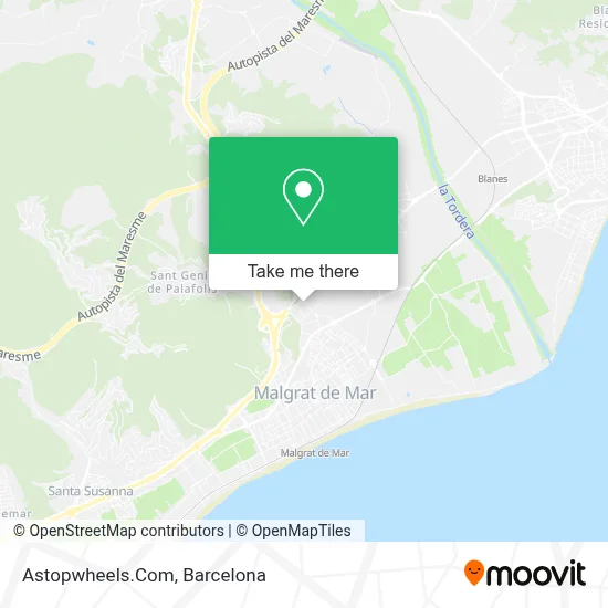 Astopwheels.Com map
