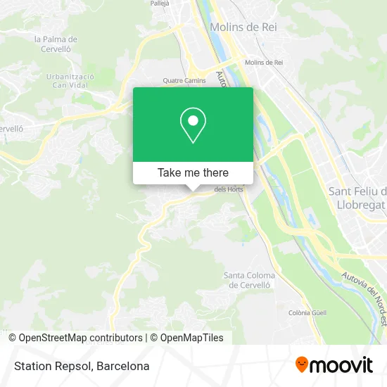 Station Repsol map