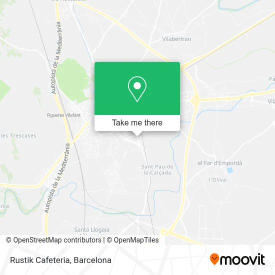 Rustik Cafeteria map