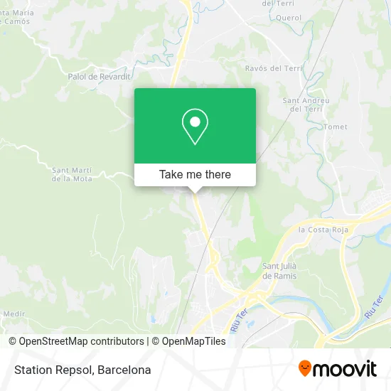 Station Repsol map