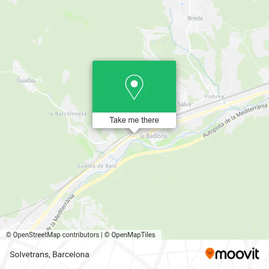 Solvetrans map