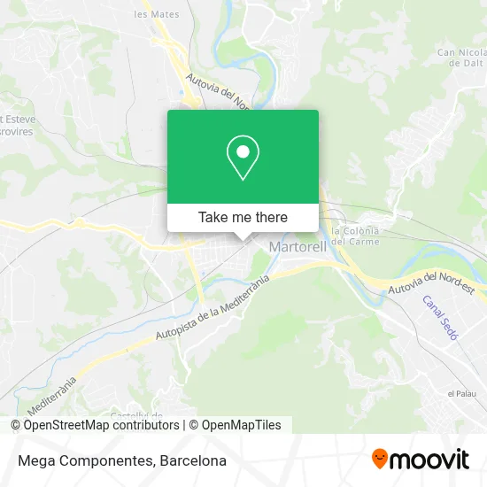 Mega Componentes map