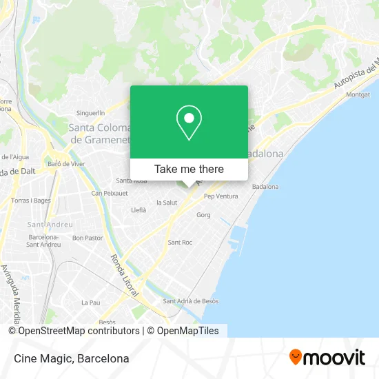 Cine Magic map