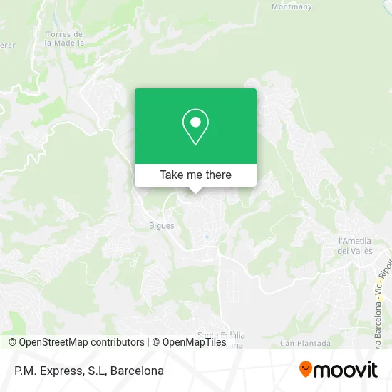 P.M. Express, S.L map