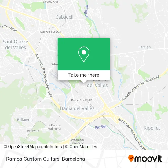 Ramos Custom Guitars map