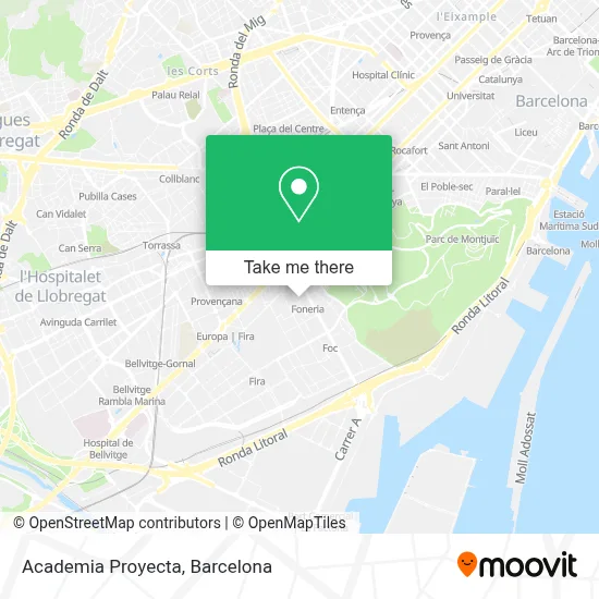 Academia Proyecta map