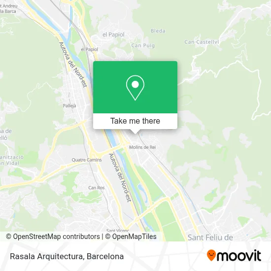 Rasala Arquitectura map