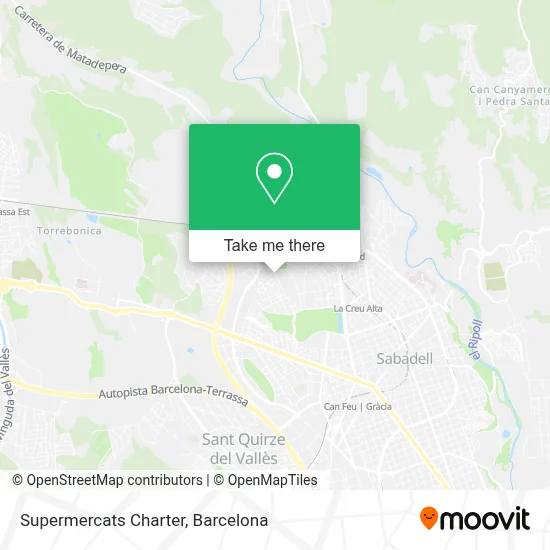 Supermercats Charter map